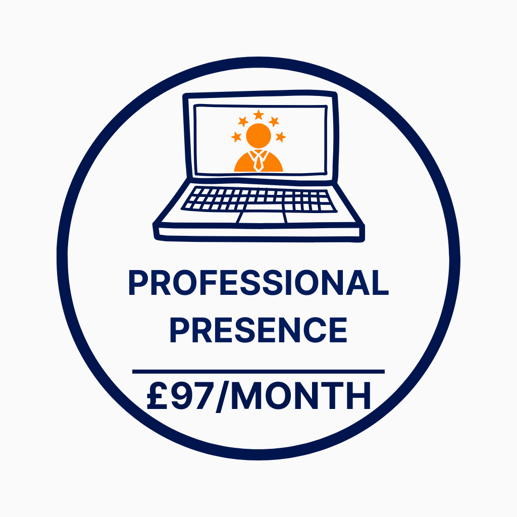Professional Presence (£97/Month) BEST SELLER !