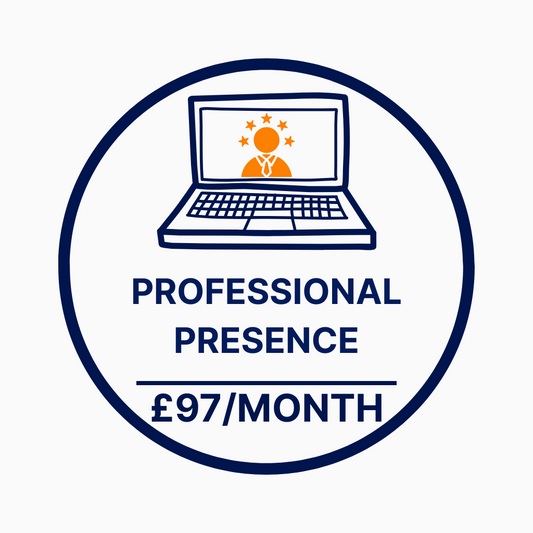 Professional Presence (£97/Month) BEST SELLER !